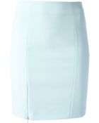 T By Alexander Wang Spearmint Mini Skirt - Lyst