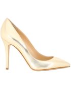 Semilla 100Mm Metallic Leather Pumps - Lyst