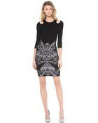 McQ by Alexander McQueen Lace Body Con Dress - Lyst