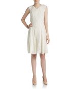Nina Ricci Lace Sheer-Back Dress - Lyst