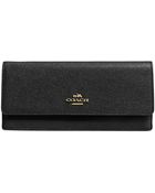 Coach Soft Embossed Wallet - Lyst