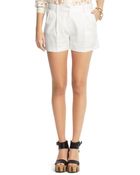 Diane von Furstenberg Naples Stretch Linen Shorts - Lyst