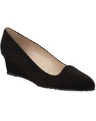 Tod's T50 Suede Wedge Pump - Lyst