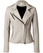 Iro Lamb Leather Biker Jacket - Lyst