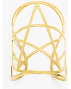 Pamela Love Mini Pentagram Cuff Brass - Lyst