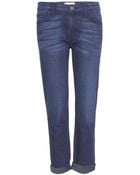 Current/Elliott The Fling Cropped Boyfriend Jeans - Lyst