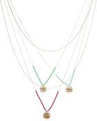 Asos Seedbead and Coin Multirow Necklace - Lyst