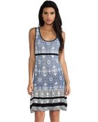 Shae Drop Waist Dress - Lyst