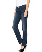 Levi's Levis Straight Demi Curve Id Jeans Mystery Light - Lyst