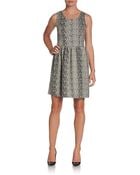 5/48 Snakeskin Jacquard Dress - Lyst