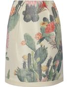 Matthew Williamson Printed Cotton and Silk Blend Skirt - Lyst