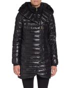 French Connection Hooded Puffer Coat - Lyst