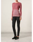 Current/Elliott Charlotte Gainsbourg Jacquard Sweater - Lyst