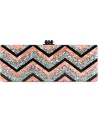 Edie Parker Flavia Chevron Clutch - Lyst