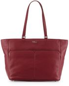 Furla Raffaela Medium Leather Tote Bag - Lyst