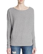 Vince Slub Cotton Sweater - Lyst