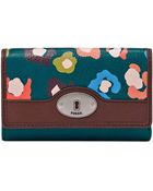 Fossil Marlow Leather Multifunction Wallet - Lyst