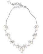 Ann Taylor Pearlized Stone Necklace - Lyst