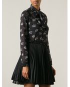 RED Valentino Polka Dot Crown Blouse - Lyst