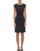 Derek Lam Stretch Jersey Shift Dress - Lyst