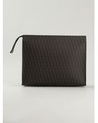 Saint Laurent Toile Monogram Wash Bag - Lyst