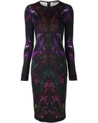 Alexander McQueen Graphic Dress - Lyst