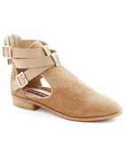Mojo Moxy At The Cutting Edge Bootie in Beige - Lyst