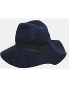 Asos Felt Fedora Hat with Wide Band - Lyst