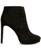 Mango Faux Suede Ankle Boots - Lyst