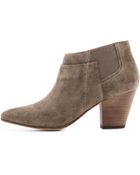 Belle By Sigerson Morrison Yulene Ankle Booties - Alpaca - Lyst