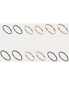 Asos Multipack Fine Every Finger Rings - Lyst