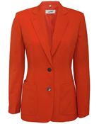Jean Paul Gaultier Open Sleeve Blazer Orange - Lyst