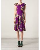 Mary Katrantzou Printed Sole Dress - Lyst