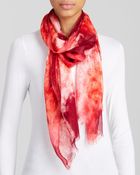 Eileen Fisher Exclusive Printed Scarf - Lyst