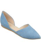 Franco Sarto Hawk Nubuck Flats - Lyst