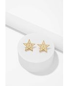 Nasty Gal Vintage Chanel Gold Star Earrings - Lyst