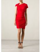 Lanvin Fitted Dress - Lyst