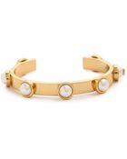 Tory Burch Metal Cuff - Ivoryshiny Brass - Lyst