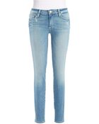 Paige Skyline Ankle Jeans - Lyst