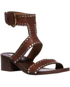 Steve Madden Praisse Studded Leather Sandals - Lyst