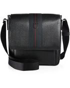 Ferragamo Revival Leather Messenger Bag - Lyst