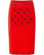 Opening Ceremony Daza Embellished Kangaroo Skirt - Lyst