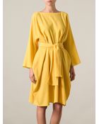 Daniela Gregis Belted Dress - Lyst