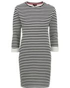 Topshop Striped Jersey Sweat Dress - Lyst