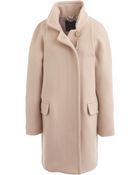 J.Crew Petite Stadium-Cloth Standing-Collar Coat - Lyst