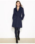 Calvin Klein Single-Breasted Wool-Cashmere-Blend Coat - Lyst