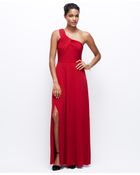 Ann Taylor One Shoulder Jersey Gown - Lyst