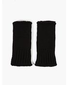 Thom Krom Men'S Black Knitted Fingerless Gloves - Lyst
