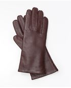 Ann Taylor Cashmere Lined Leather Gloves - Lyst