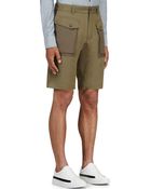 White Mountaineering Khaki Cargo Shorts - Lyst